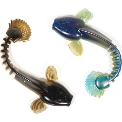 VIP Dropshipping 100pcs Goby Fishing Lure 9cm 5.3g Soft Bait Jumping Dark Sleeper Jig Fishing Carp Pike Bass Lure