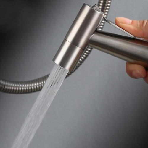 Handheld Toilet Bidet Sprayer Head Eco-friendly Rust-proof Stainless Steel Handheld Bidet Toilet Sprayer Head For Home Elf Clean