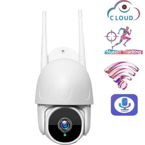 INQMEGA 2MP Cloud 1080P PTZ Speed Dome Wifi Camera Outdoor Auto-Tracking Camera ONVIF Wireless Camera Home Surveillance IP Cam