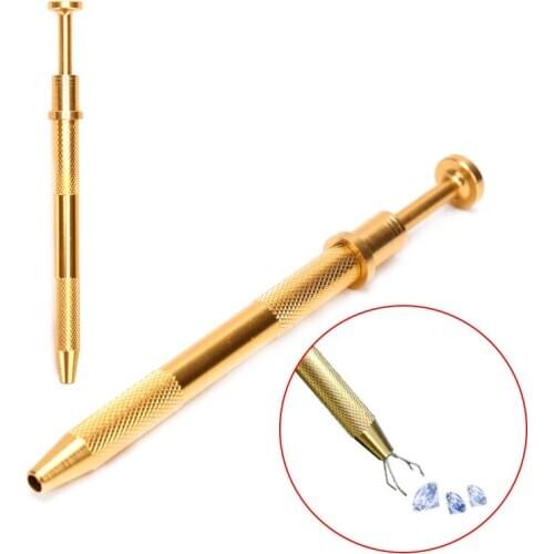 Jewelry Bead Gem Holder Pick-Up Tool Diamond Gems Prong Tweezer Catcher Grabber DIY Jewelry Ring Earring Making Tool For Jeweler