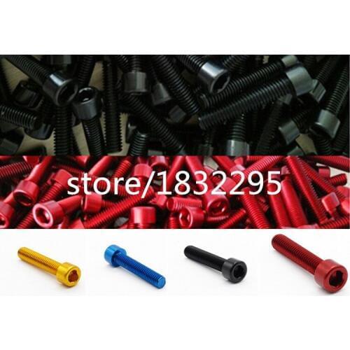 1pcs MTB M6*30MM/road Bike parts screws Headset Screw 7075 T6 Aluminum screw Bicycle Parts With Screw