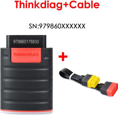 Old Version Thinkdiag full system OBD2 Diagnostic Tool Code Reader 15 Reset Services Can Work With Diahzone OBD2 Scanner tool