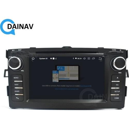 2din Android 10.0 Car Radio Multimedia player For TOYOTA AURIS 2008-2011 Audio DVD Player car stereo headunit GPS navigation