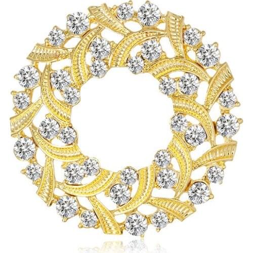 3pc New retro geometric circle DIY Brooch Vintage Enamel Lapel Pins Badge for women New Year Simple Clothing Accessories