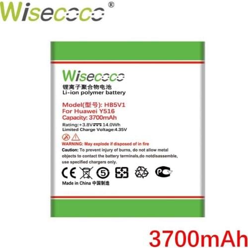 Wisecoco HB5V1 3700mAh New Battery For Huawei Y516 Y300 Y300C Y511 Y500 T8833 U8833 G350 Y535C Y336-U02 Y360-u61 Phone
