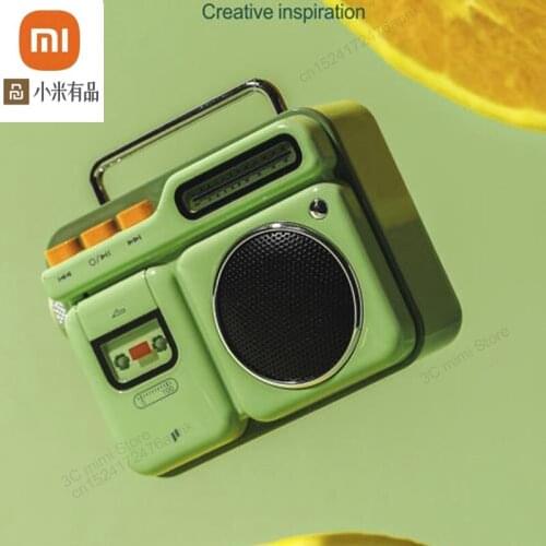Xiaomi Bluetooth Speaker Literary Mini Speaker Retro Radio Portable Cool Stone Speaker