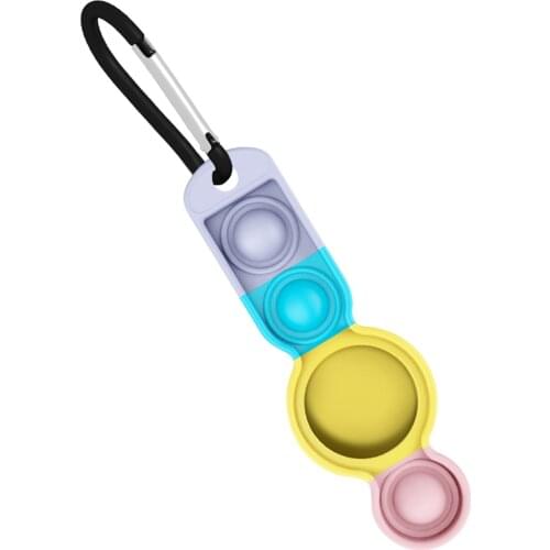 For Airtags Popit Fidget Case Protective Skin Fidget Toys For Airtags SiliconeReliver Stress Keychain Cover Stress Relief Toy