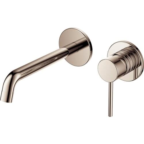 CUPC Crystal gold Faucet Two Holes Brass Wall Mounted Bathroom Faucets