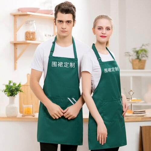 Apron custom logo printing home kitchen oil-proof