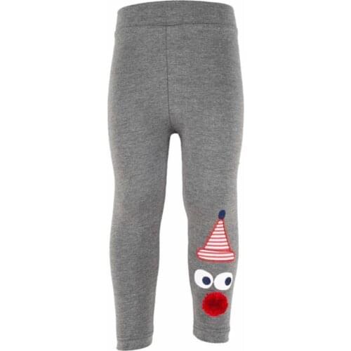 Baby girl Gray Pompom Summer Tights