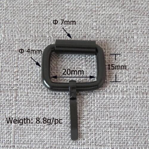 1 pcs 20mm metal adjuster pin buckle hardware for bag handbag pet dog collar sewing accessories purse leather straps belt buckle
