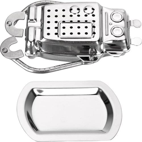 Tea Infusers Cute Robot Kitchen Accessories Stainless Steel Drinkware Tea Strainers Tea Tool Gadgets Teaware
