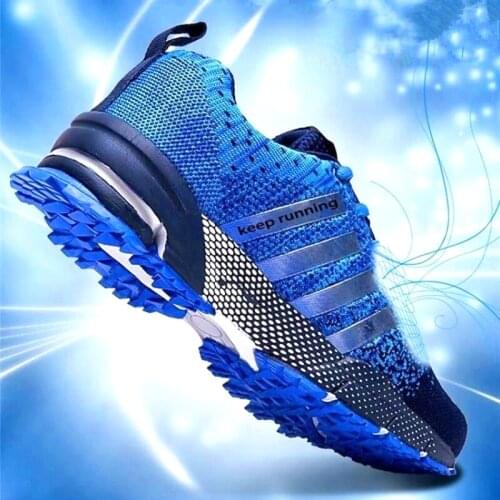 New 2020 Men Running Shoes Breathable Outdoor Sports Shoes Lightweight Sneakers for Women Comfortable Athletic Training Footwear