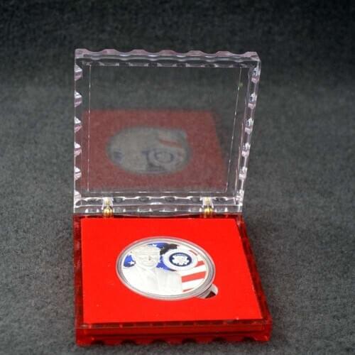 Commemorative Coin Storage Box Container Collection Holder Protective Case coins Display