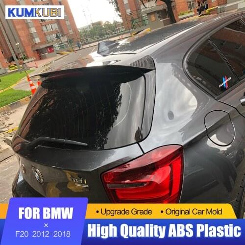 Fit For BMW F20 F21 116i 120i 118i M135i 2012-2018 Carbon Fiber Spoiler ABS Plastic Rear Roof Spoiler Wing Trunk Lip Boot Cover
