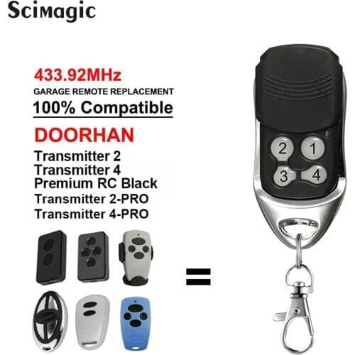 DOORHAN Remote Control for Gate 433mhz Black DOORHAN Transmitter 2 Pro 4Pro 2-PRO Replacement Keychain DOORHAN for Barrier New