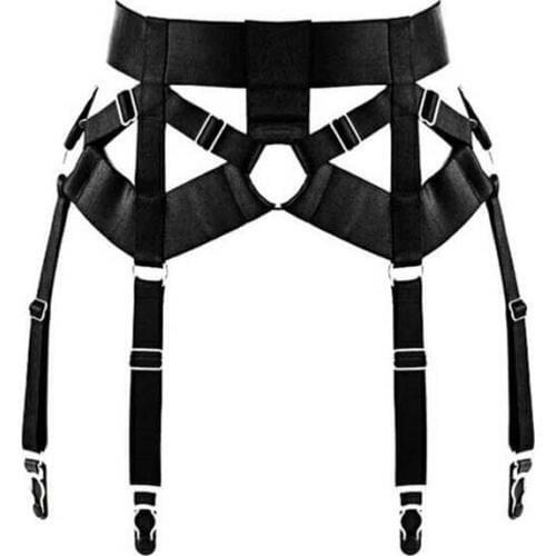 Hot Fashion Women Bondage Harness Garter Belt Sexy Body Cage Waist Belt Adjustable Suspender Straps Women Fetish Underwear