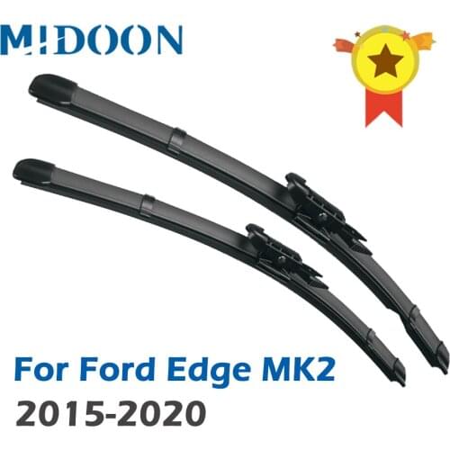 MIDOON Wiper LHD & RHD Front Wiper Blades For Ford Edge MK2 2015 - 2020 Windshield Windscreen Front Window 28''+28