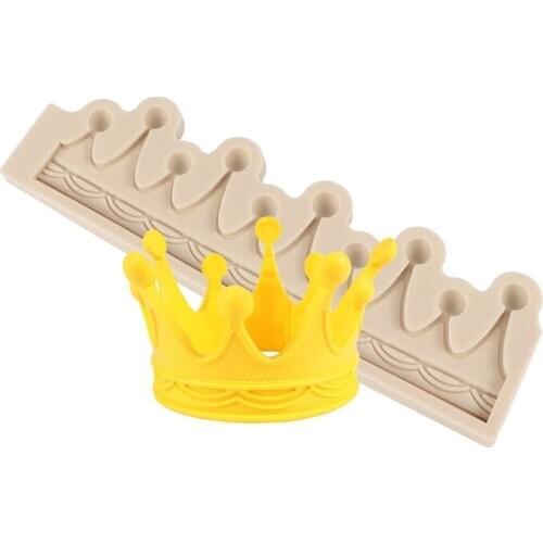 Crown Silicone Mold Sugarcraft Cupcake Baking Mold Fondant Cake Decorating Tools