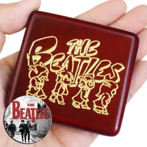 Sinzyo Handmade Wooden LET IT BE Music Boxes birthday Gift For Christmas Birthday Valentines day Children Boys Girls Friends