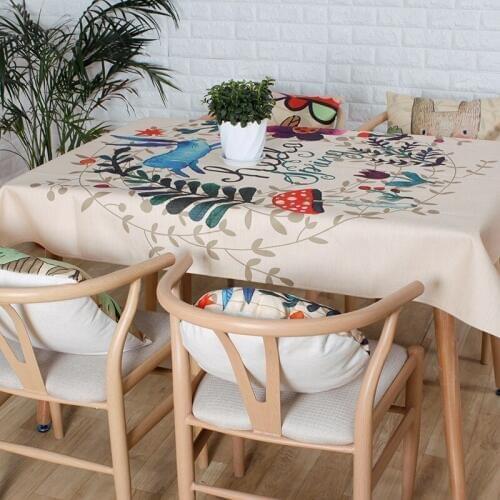 Cloth linen small fresh round table cloth rectangular pasta home hotel table cloth