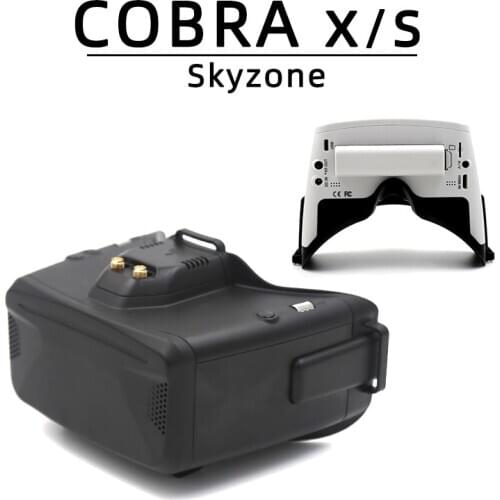 SKYZONE Cobra S 800x480 4.3inch Cobra X 1280x720 4.1inch 5.8G 48CH RapidMix Receiver Head Tracker DVR FPV Goggles for FPV Racing
