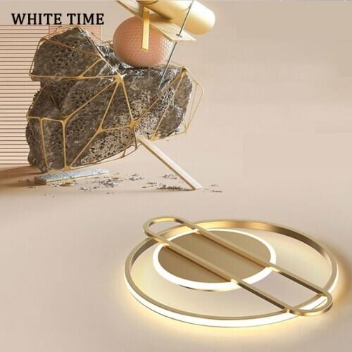 Metal Body Modern Led Ceiling Lamp For Living room Bedroom Dining room Kitchen Gold Surface Mounted Ceiling Light Lamp 110V 220V