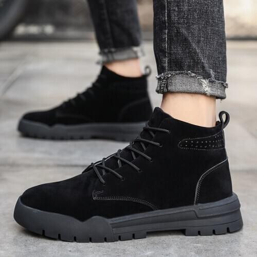 Sports de shoe casuales spring botas casual black for work zapatos causal leather 2020 sapatos boots mens sport fashion canvas