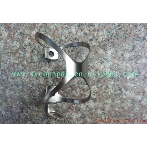 Customized titanium water bottle cage light weight titanium water bottle cage XACD made titanium bottle holder W-04