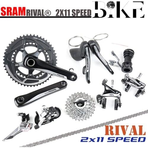 SRAM Rival 2x11 22S Speed 50x34T 52x36T 170mm 172.5mm Road Bicycle Groupset Bike Kit GXP