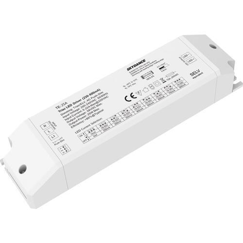 VYEOFAR LED Triac Dimming Driver,200V-240V Input;250-900mA 10-52V 25W Output Constant Current Led Power Driver Trailing Edge Dim