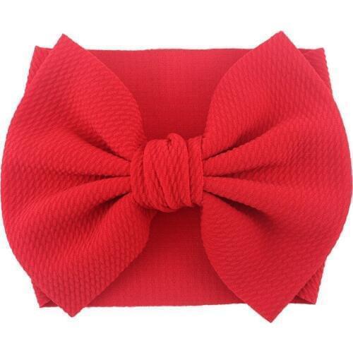 1pcs 2019 Baby Girls Hair Bows Headband Turban Headwrap Fabric Elastic Kids Headband DIY Hair Accessories Girl Headwear Boutique