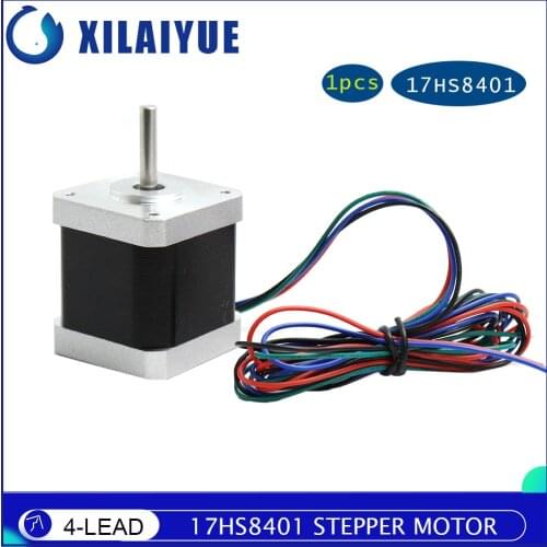 1PCS Nema17 17HS8401 Stepper Motor 4-lead 42 motor Nema 17 motor 42BYGH 1.8A motor for CNC XYZ