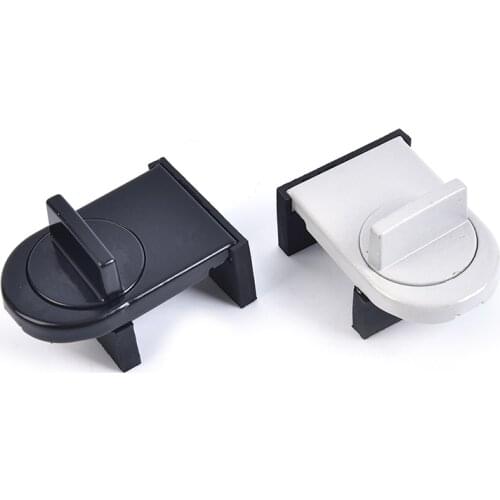 1 Pcs Adjustable Security Door Latch Mobile Window Insurance Lock Anti-theft Protection Lock Window Stoppers Window Accessories