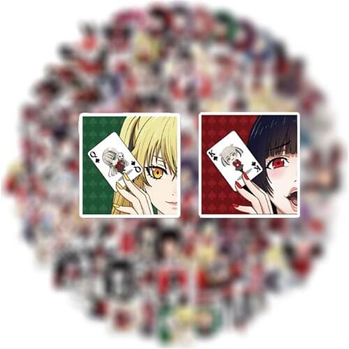 10/30/50PCS Anime Gambling Abyss Graffiti Decoration Gift Toy Luggage Notebook Skateboard Sticker Waterproof Wholesale