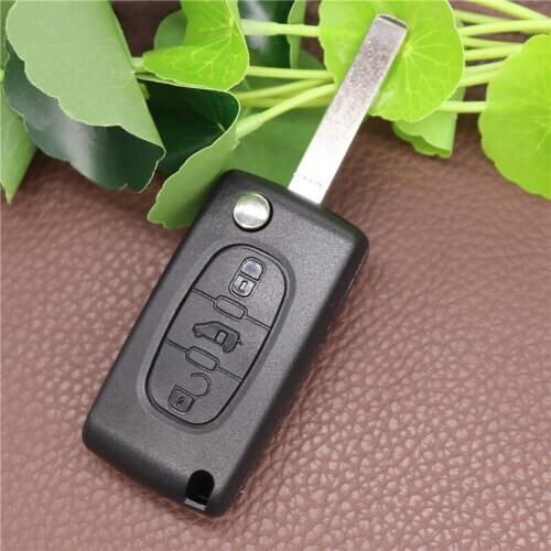 10pcs/lot Replacement Key Shell For Fiat Scudo 3Button Middle Van Sign Auto Replacement Part