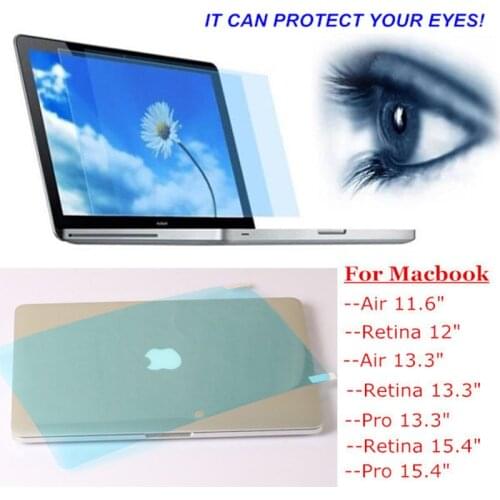 For Macbook Air 13 With Hard Box Anti blue light Screen Protector Film Guard For Mac book Air 13.3 Eye Protection protector