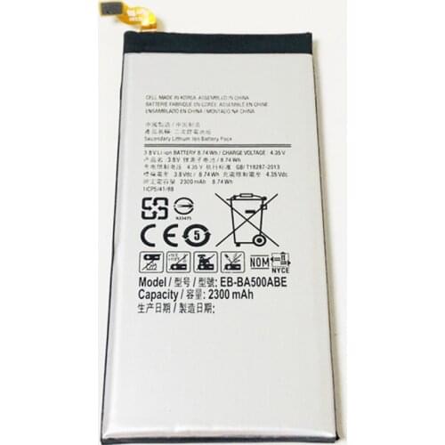 3.8V 2300mAh EB-BA500ABE For A5 Duos SM-A5000 SM-A5009 SM-A500G SM-A500FD Battery
