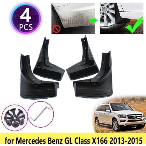 4 PCS for Mercedes Benz GL Class 2013 2014 2015 Mudguards Mudflaps Fender Guards Mud Splash Accessories GL350 GL400 GL450 GL500