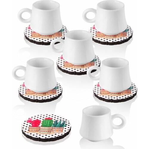 6 personality Cactus Dish Turkish coffee Team