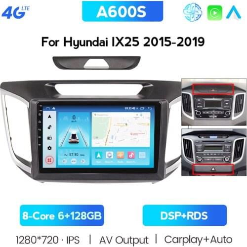 Android 9 Car Radio GPS Navigation Multimedia Player For Hyundai Creta IX25 2014 2015 2016 2017 2018 Autoraido Stereo Headunit