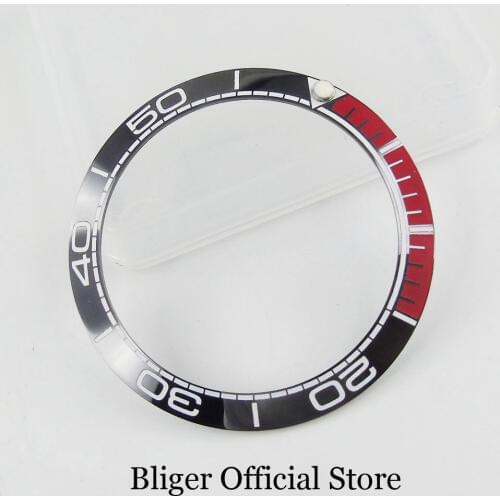 New Watch Ceramic Bezel Ring Insert 38mm Fit 40mm Automatic Men Watch
