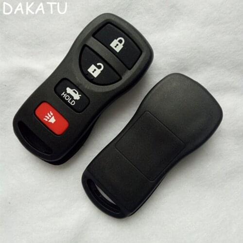 Remote Key Shell Cover For Nissan SylphyTiida Armada Sentra 350Z Altima Maxima 4 Buttons Remote Transmitter shell Replacement