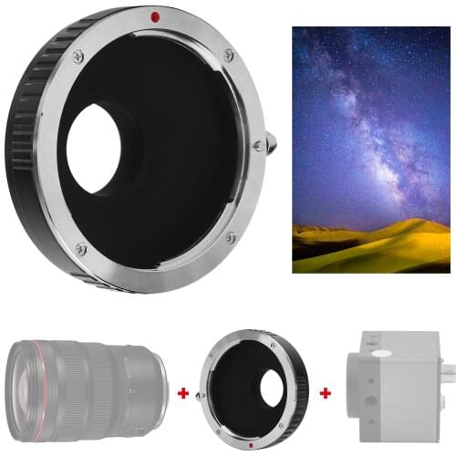 Lens Holder Camera Lens Adapter Ring Fit for Canon EF/EF-S Mount Lens Installing for C Mount Len Accessories Fish Eyes Portable