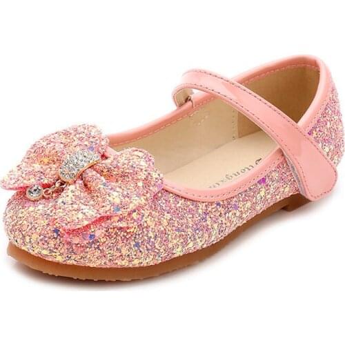 SKOEX Kids Casual Flats Girls Fashion Princess Shoes Spring Summer Adorable Bows Ballerina Slip-on Childrens Party Dress Shoes