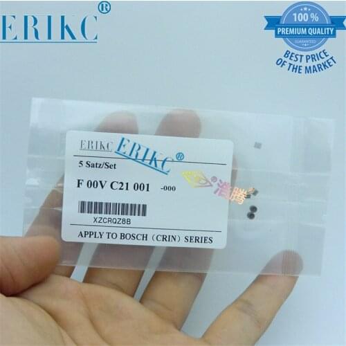 ERIKC Diesel Fuel Injector Steel Ball Seat F00VC21001 Valve Seat F 00V C21 001 for Bos-ch 0445120 Injector