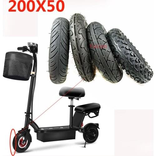200x50 / 8x2" Inch Outer Tire Inner Tube for Electic Scooter Motorcycle ATV Moped Parts 8 Inches Wheelchair Wheel Tyre Tube