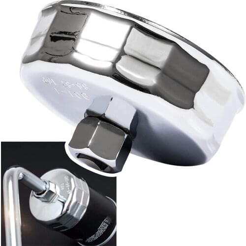 Chuang Qian Oil Filter Wrench Heavy Duty Chrome 74mm 14 Flutes For Ford, Mercury, Mazda 2.3L and 2.5L engines
