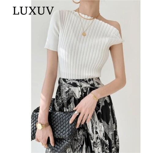 Женские свободные футболки LUXUV China At AliExpress