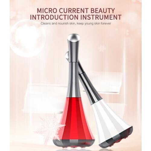 Micro-Current Vibration 3D Roller Face Lifting Tightening Skin Beauty Facial Massager Relaxation Tool